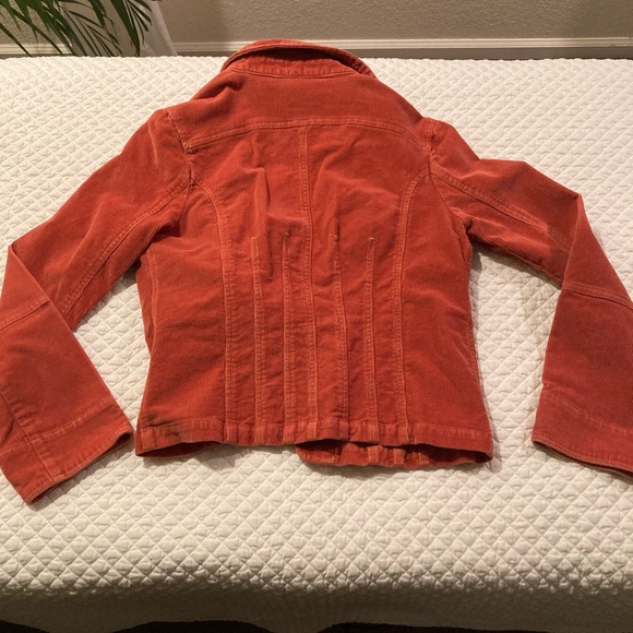 Tulle orange corduroy jacket - Picture 6 of 6